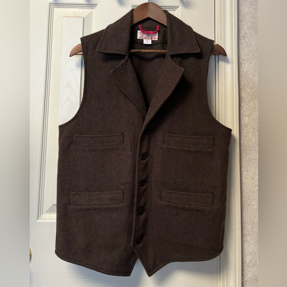 FILSON MACKINAW WOOL WESTERN VEST